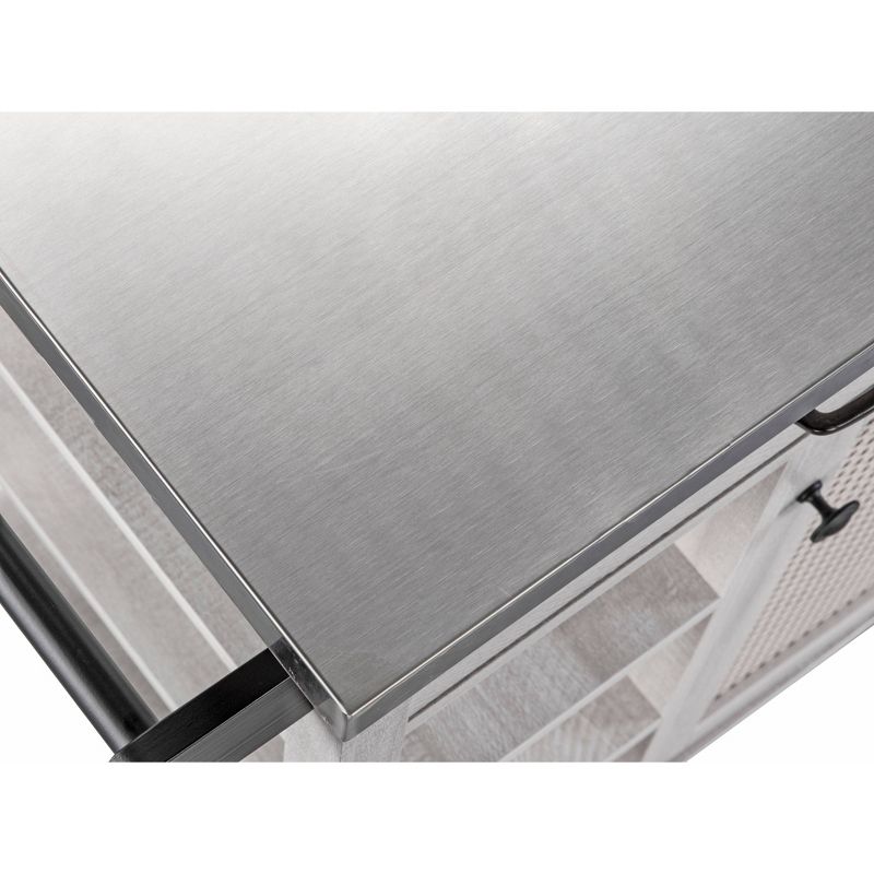 26" Kitchen Cart White - Home Essentials