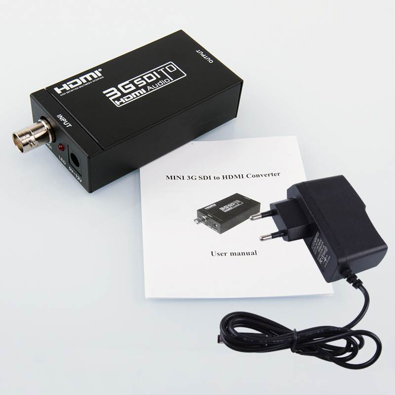 SDI to HDMI Audio Video Converter BNC to HDMI Adapter HD 3G SDI to HDMI for Monitor HDTV