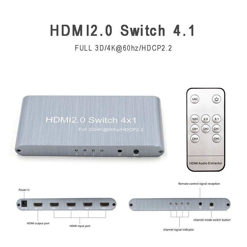 iKKEGOL&reg; Audio Video RCA 3 Port  Way Selector Switcher with AV Cable