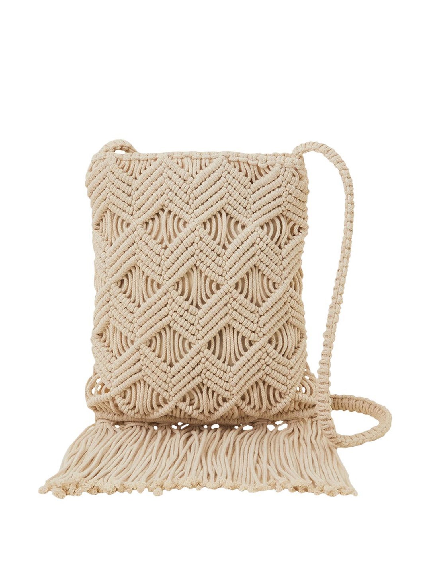 Accessorize London Cream Fabric Pouch