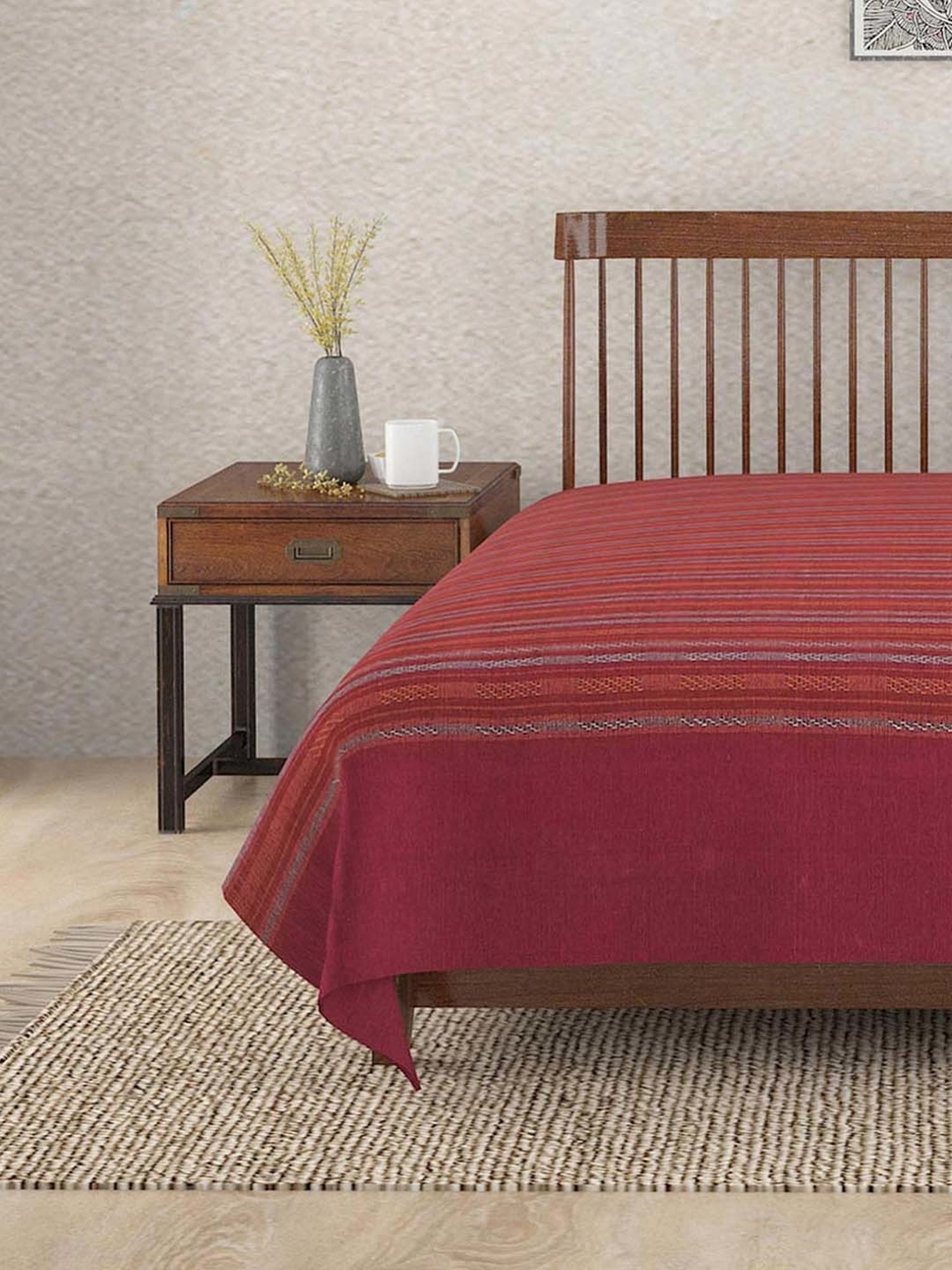 DDECOR Live beautiful Embroidery Baroque Metallic Grey 210 TC Cotton Comforters - Set of 3