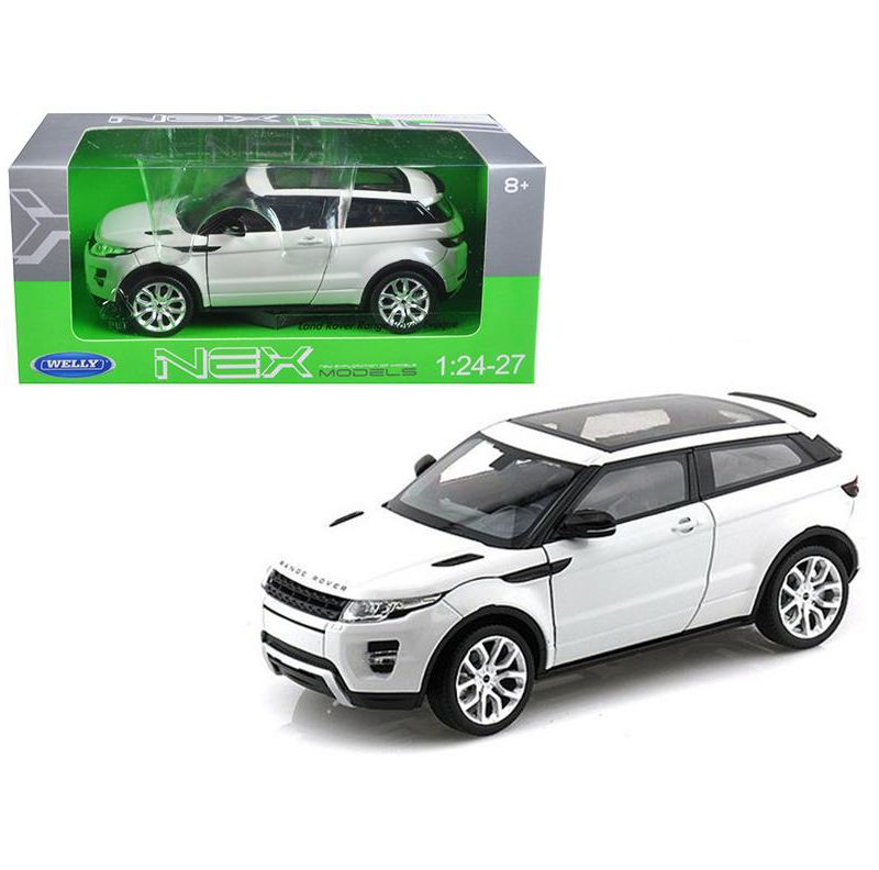 Range Rover Land Rover Evoque with Sunroof White 1/24-1/27 Diecast Model Car by Welly