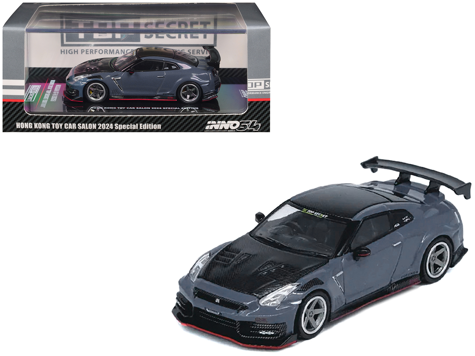 Nissan LB-Silhouette WORKS GT 35GT-RR Ver.2 RHD (Right Hand Drive) #23 Tetsuya Hibino "LB Racing - Formula Drift" (2022) 1/18 Model Car by Top Speed
