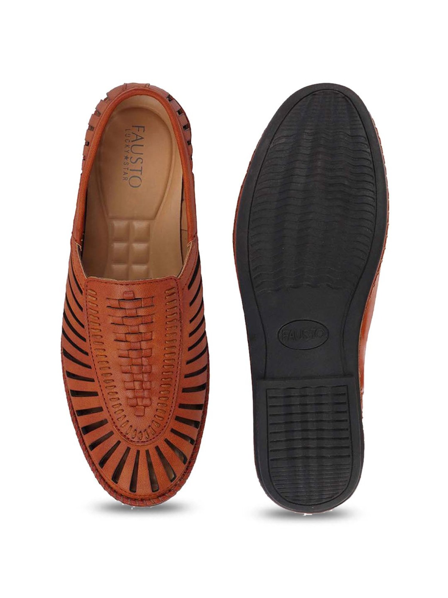 Walkway Men's Black Ethnic Juttis