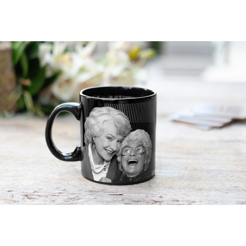 Just Funky The Golden Girls Coffee Mug | Golden Girls Laughing Cast | Holds 20 Ounces
