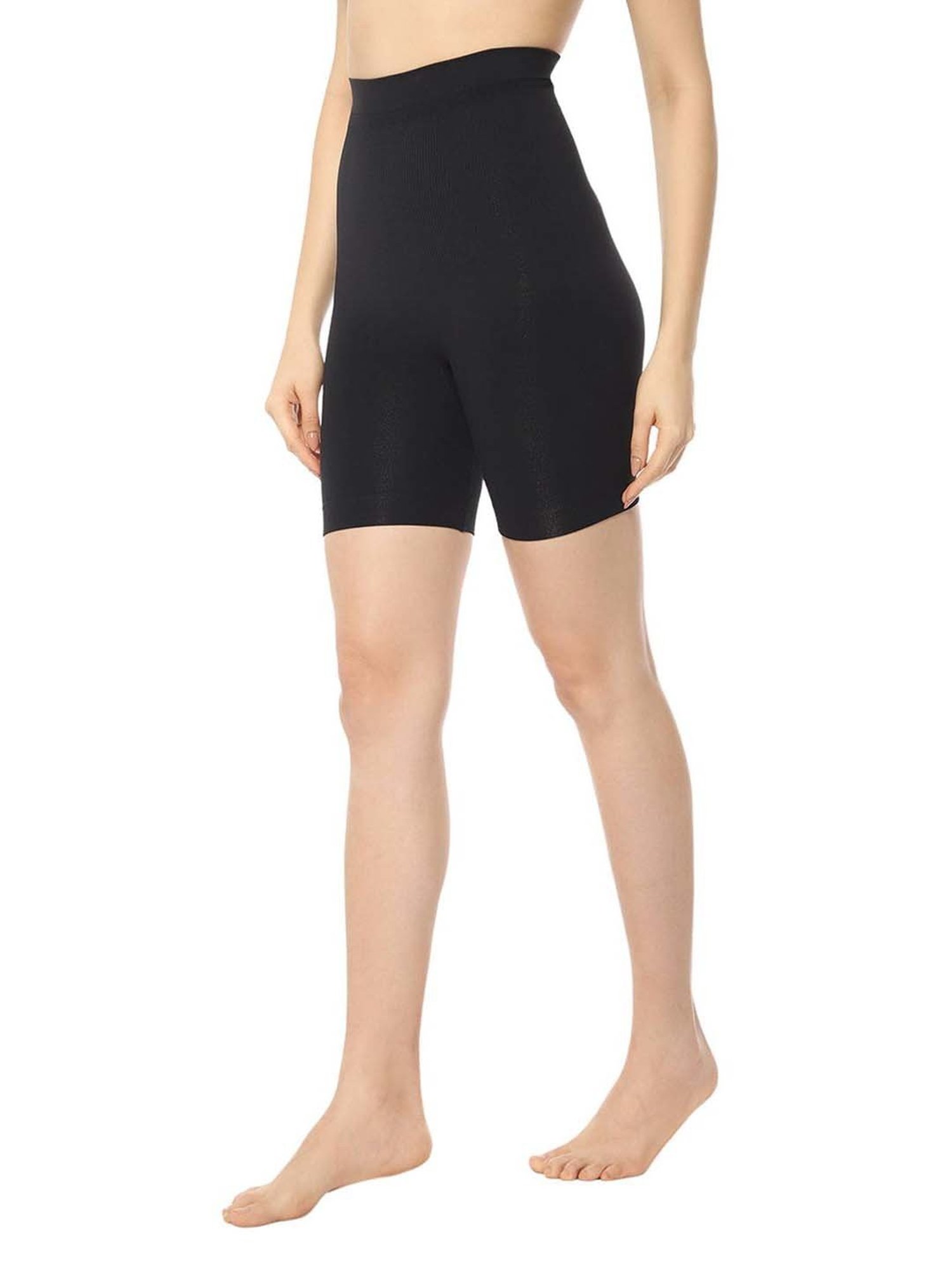 Amante Black Full Coverage Thigh Shaper