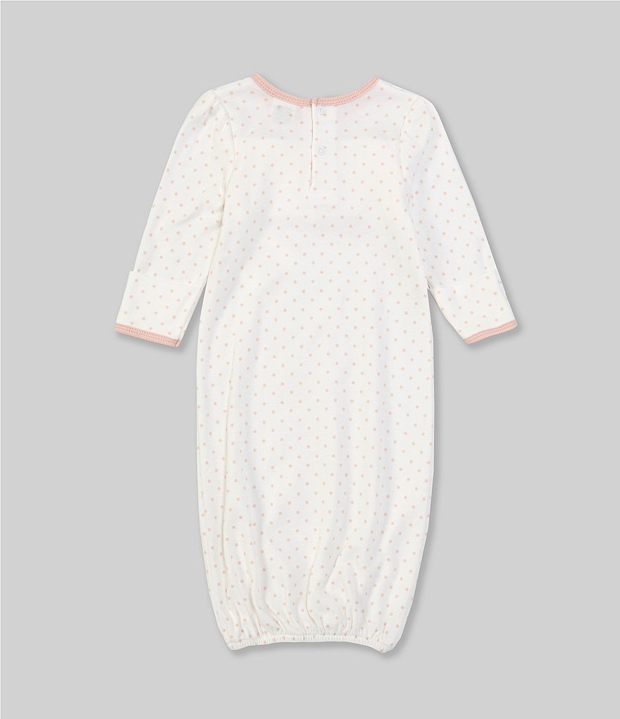 Starting Out Baby Girls Newborn-6 Months Polka-Dot Ruffle Gown