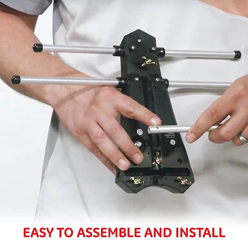 Pro Outdoor Yagi TV Antenna HDTV Antenna Long Ran Antenna Compact Design Digital Yagi Antenna Directional Antenna 4K 1080P VHF UHF 33685