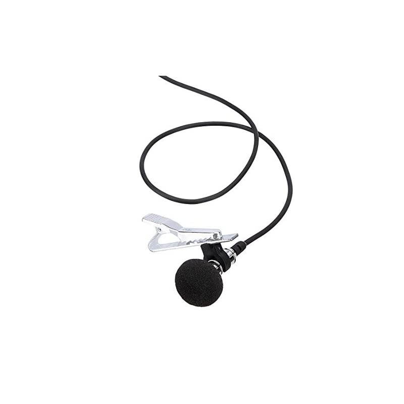 Basics Lapel Microphone Omnidirectional Mic Silver 2Pack