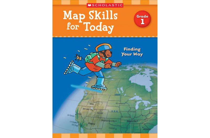 Map Skills for Today: Grade 1 - by  Scholastic Teaching Resources (Paperback)