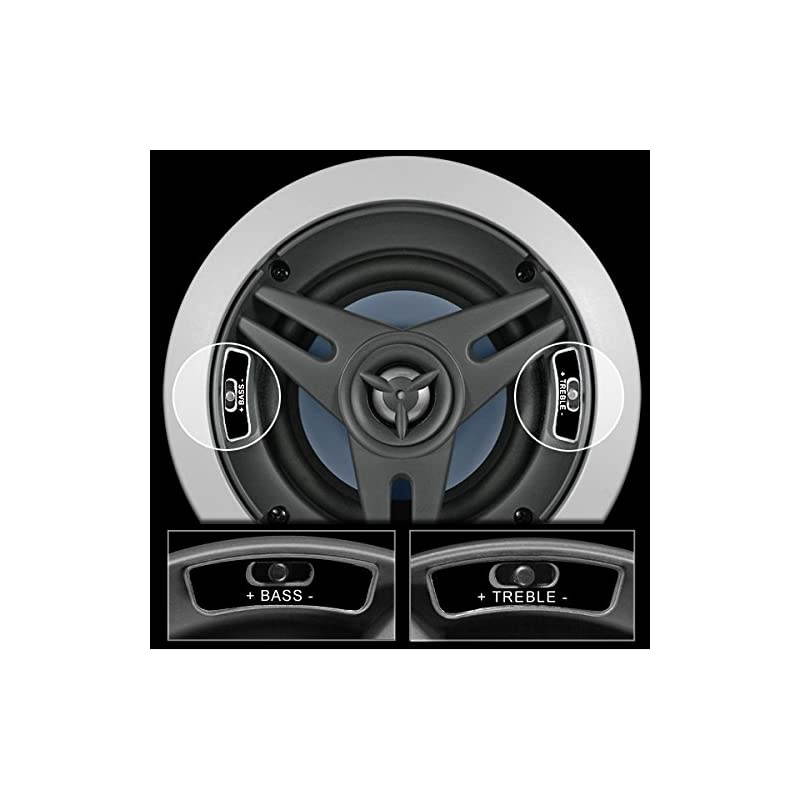 65 inCeiling Speaker Pair 150 W Stereo Speakers with Contour Switches MK640