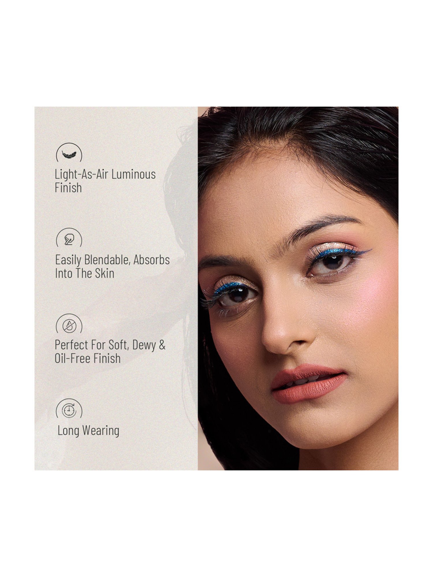 SWISS BEAUTY Drop & Glow Liquid Highlighter Illuminator Metal - 18 ml