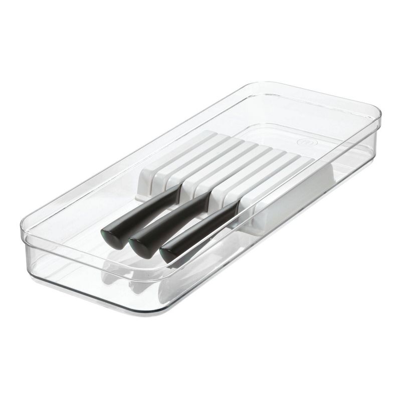 iDESIGN Crisp Knife Organizer Clear