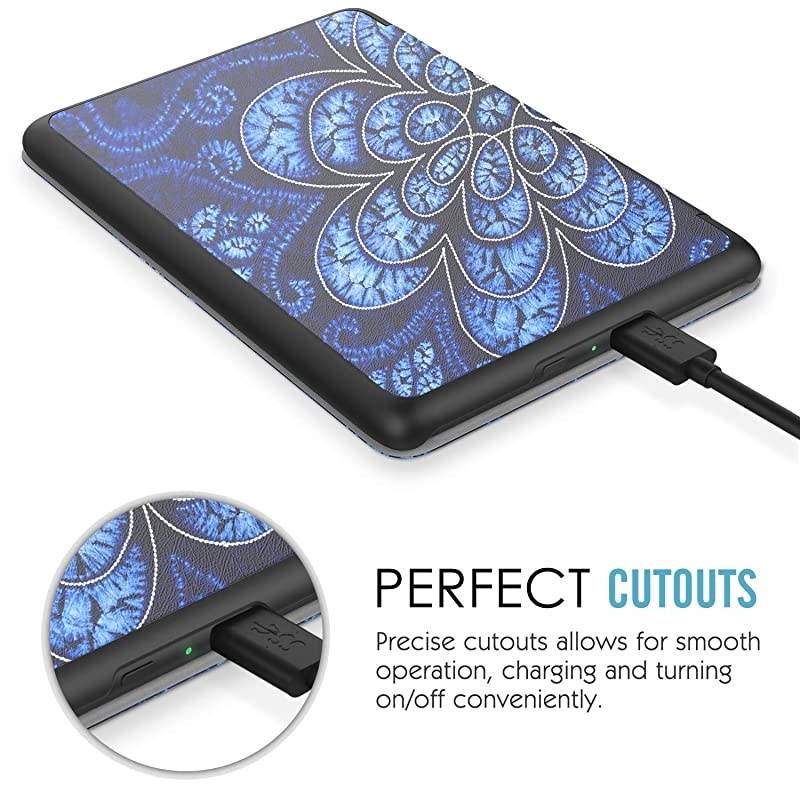 Case Replacement with Kindle Paperwhite 10th Generation 2018 Releases Standing Origami Slim Shell Cover with Auto WakeSleep for  Kindle Paperwhite 2018 Ereader Rattan Flower Blossom