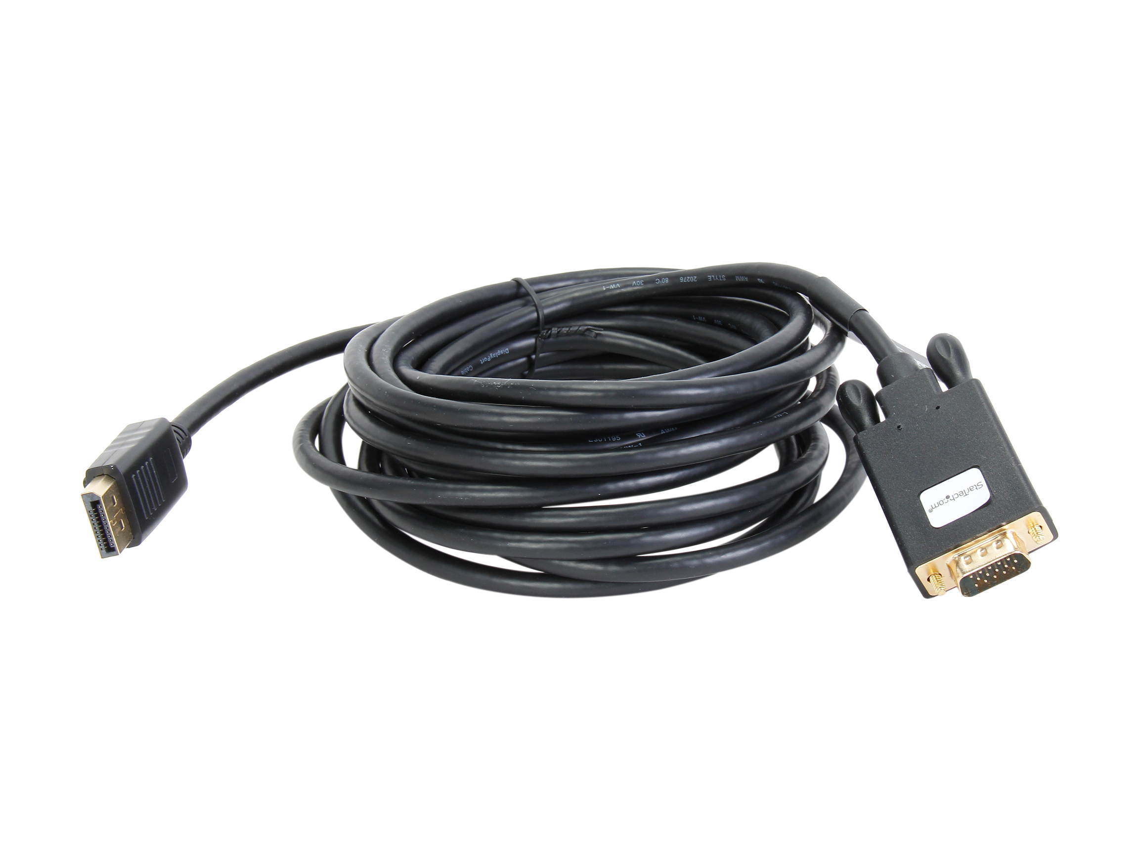 StarTech.com DP2VGAMM15B 15 ft. DisplayPort Cable 1920 x 1200