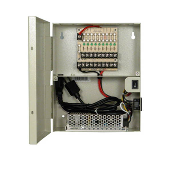 LTS DV-AT1210A-D07 Power Supply,Beige,Alum,9 Ports/10A