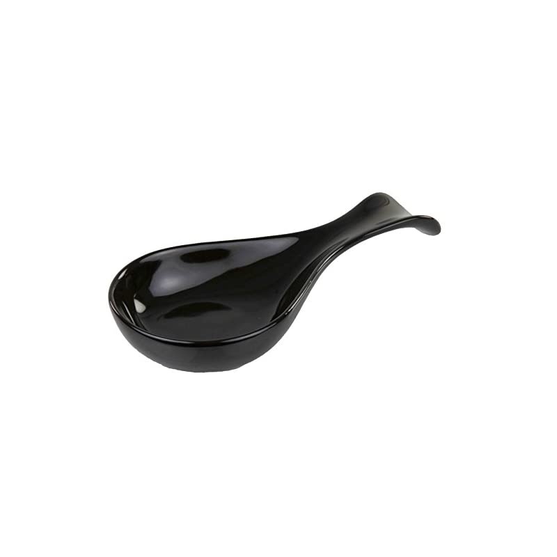 Spoon Rest, 10.50" x 4.37" x 1.50", Black