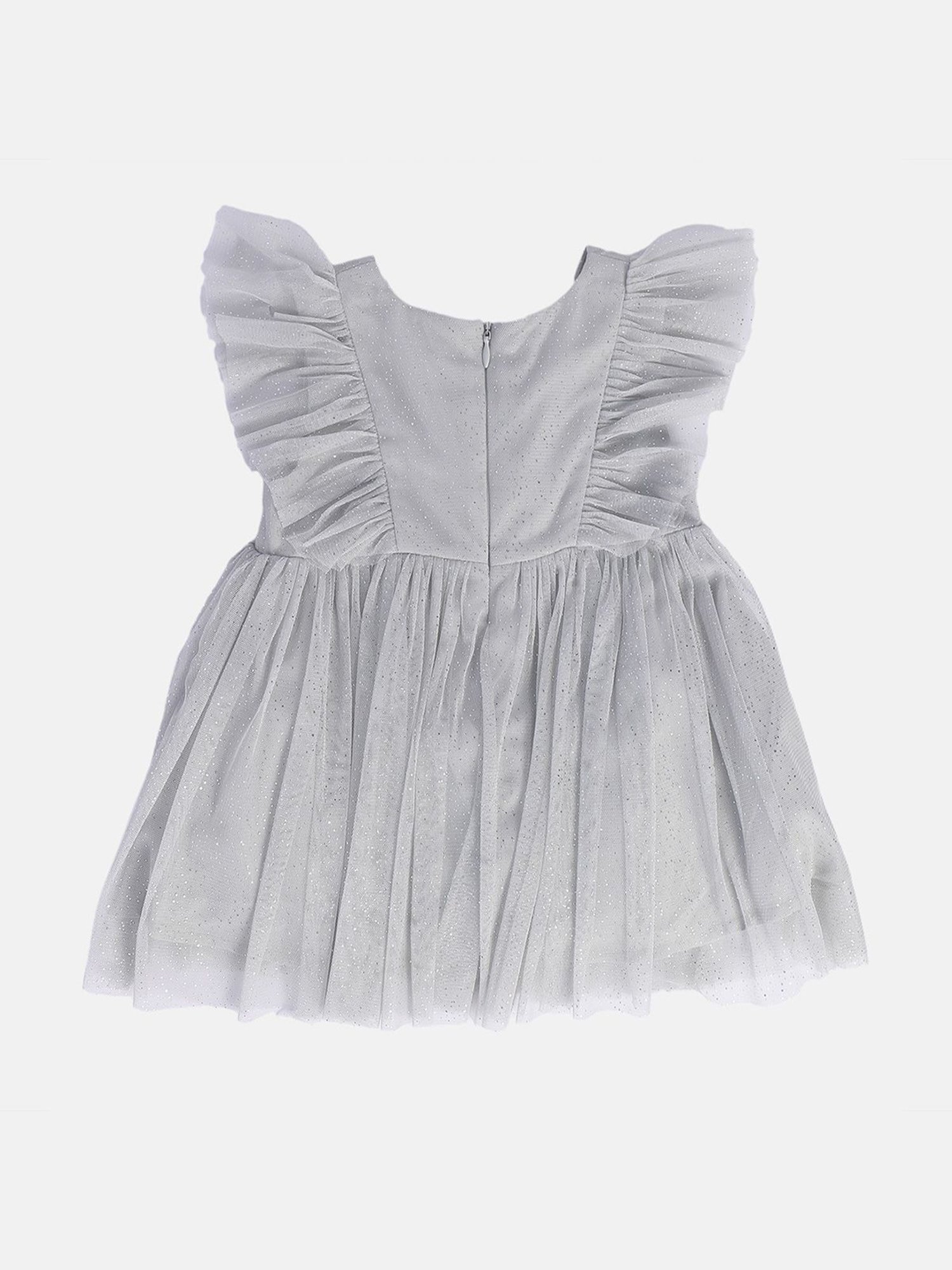 MINIKLUB Girls Grey Shimmer Dress