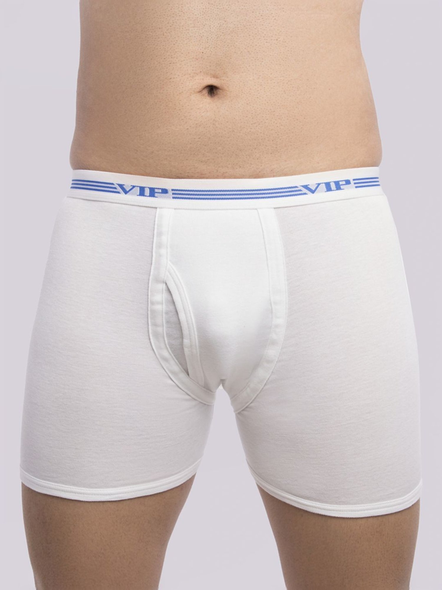 Vip White  Skinny Fit Trunks - Pack Of 4