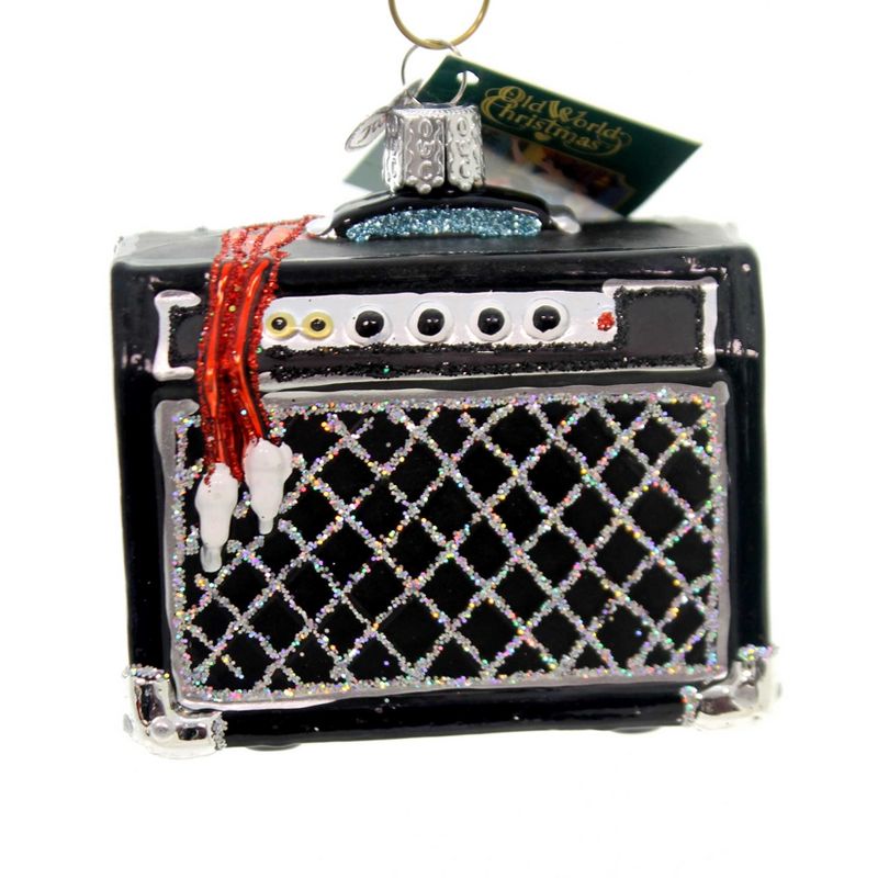 Old World Christmas 3.0" Guitar Amp Ornament Music Band  -  Tree Ornaments