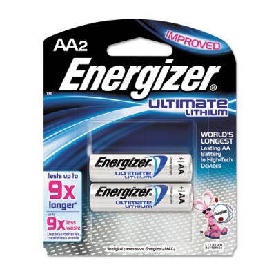 Energizer EVEL91BP2 Battery Lithium Aa 2Pk