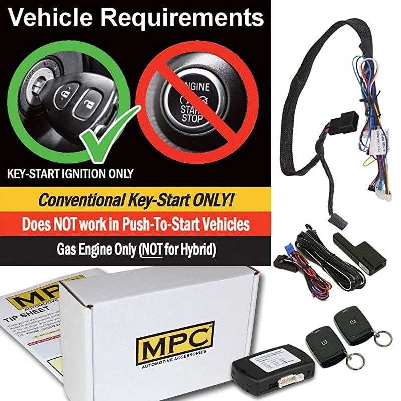 Complete 1-Button Remote Start Kit for 2007-2014 Jeep Patriot - T-Harness - Key-to-Start - Firmware Preloaded
