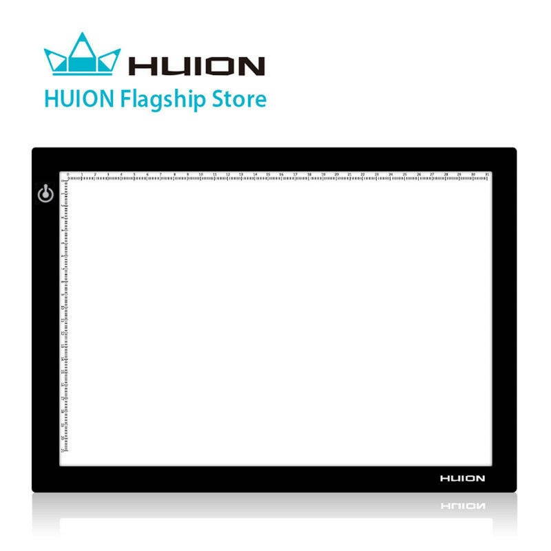 Huion A4 LED Tracing Table Adjustable Light Box Drawing Board Memory Pad L4S US