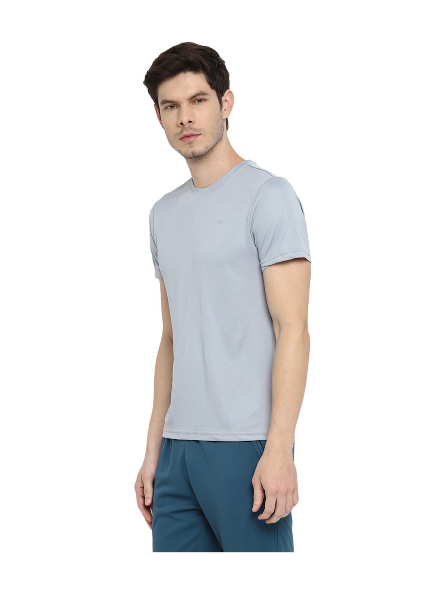 Furo by Red Chief Grey Round Neck T-Shirt