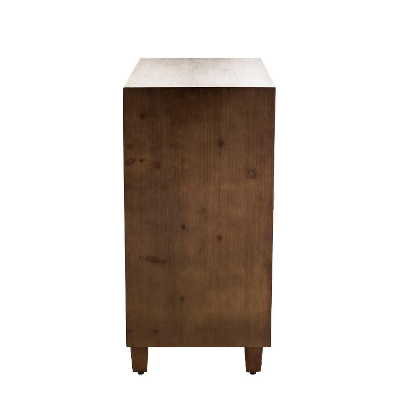 Elmhurst 2 Door Cabinet Black and Weathered - Finch