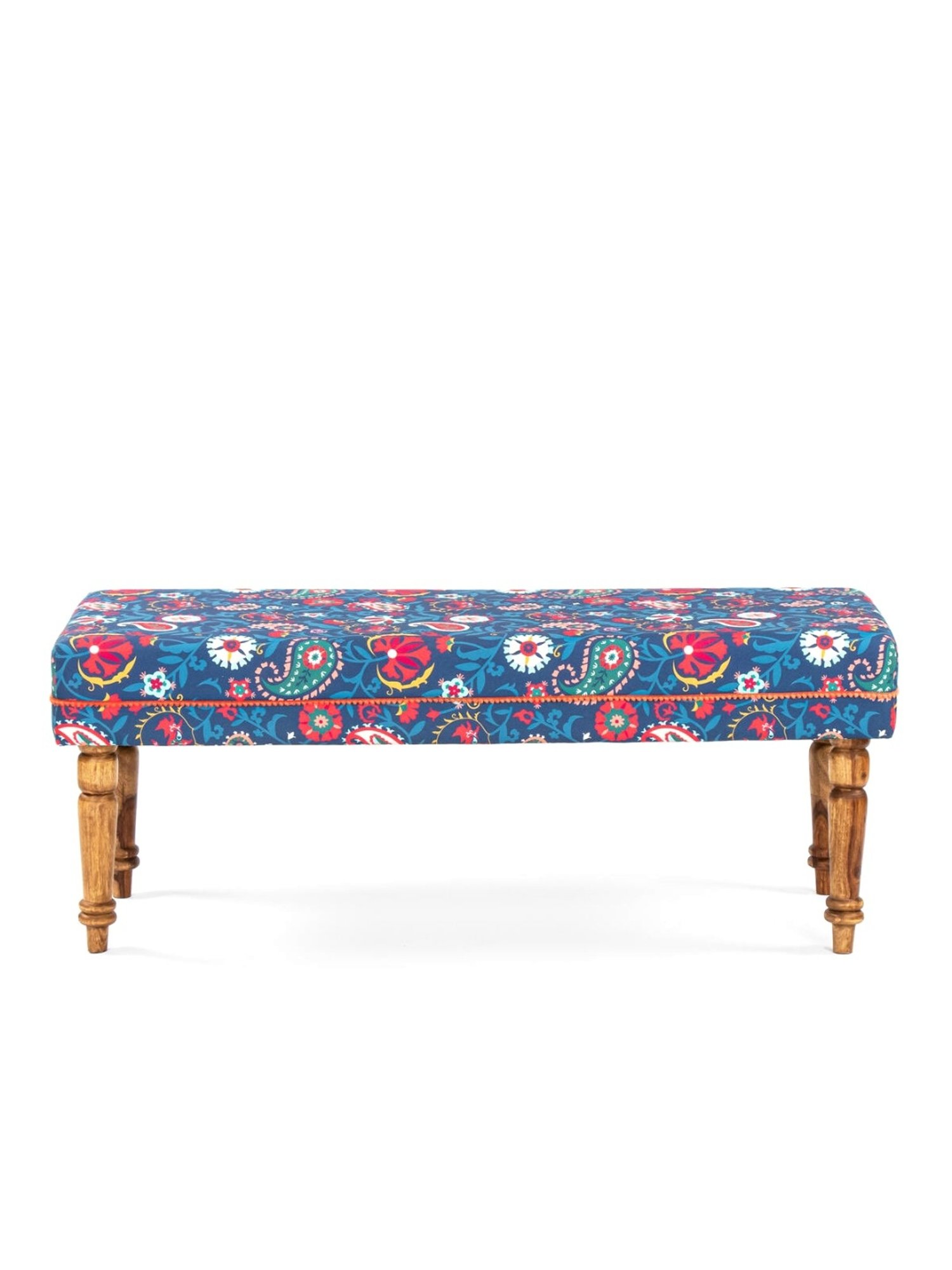 Picardy Vanity Stool Fabric/Antique Pearl - Acme Furniture