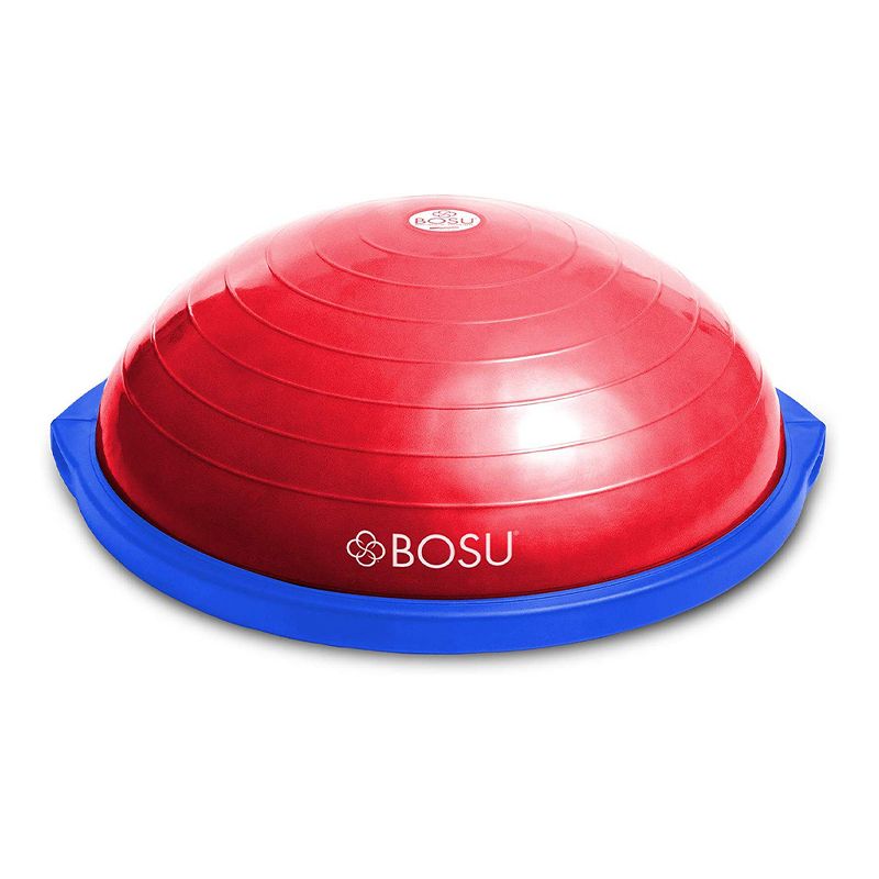 Bosu 72-10850 Home Gym Equipment The Original Balance Trainer 65 cm Diameter, Red and Blue
