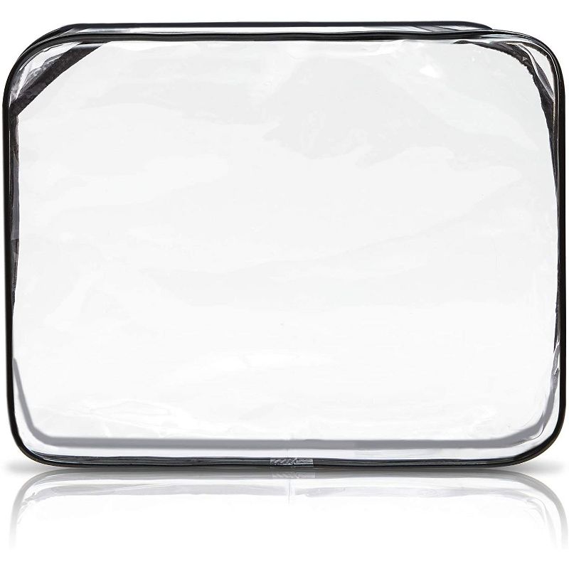 Set of 6 Clear Travel Makeup and Toiletry Bags, Jewelry Cosmetic Pouch, Portable Multifunction Storage Organizer for Men Women Girls