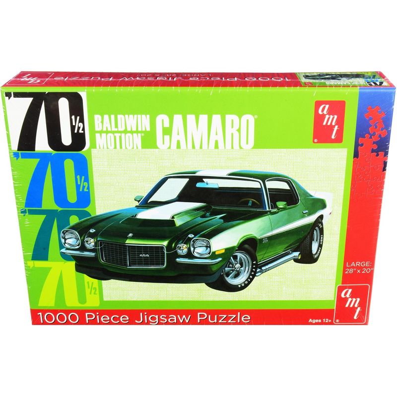 Jigsaw Puzzle 1970 1/2 Baldwin Motion Chevrolet Camaro MODEL BOX PUZZLE (1000 piece) by AMT