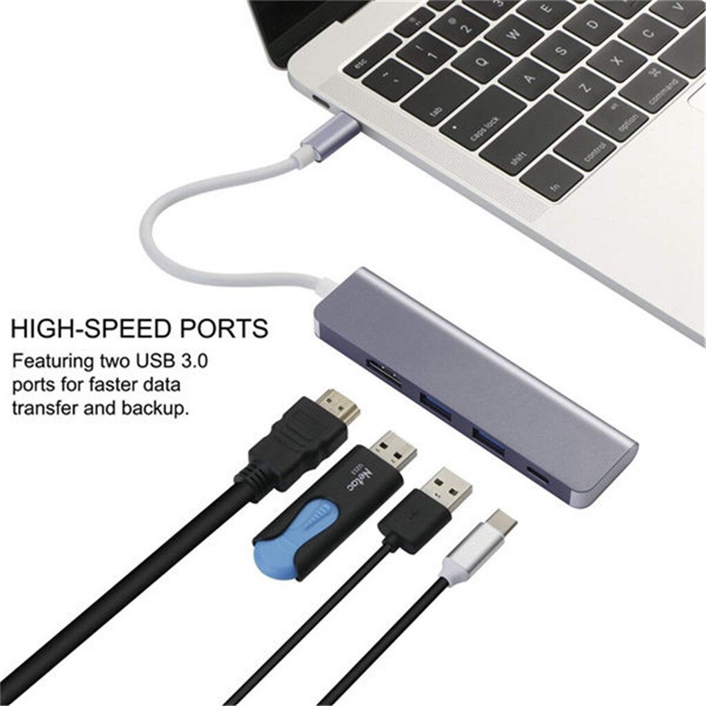 USB C HUB HDMI SD/TF Adapter For Samsung Galaxy Note8 / S8 / S8  USB C To HDMI Adapter For Samsung Dex Mode 821#2