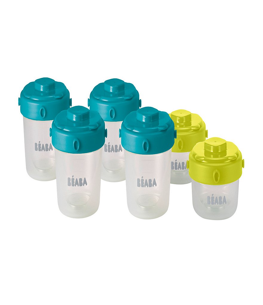 BEABA Clip Containers 2oz/ 4oz 6-Pack