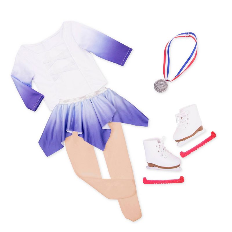 Our Generation Katelyn with Storybook & Outfit 18" Posable Ice Skating Doll