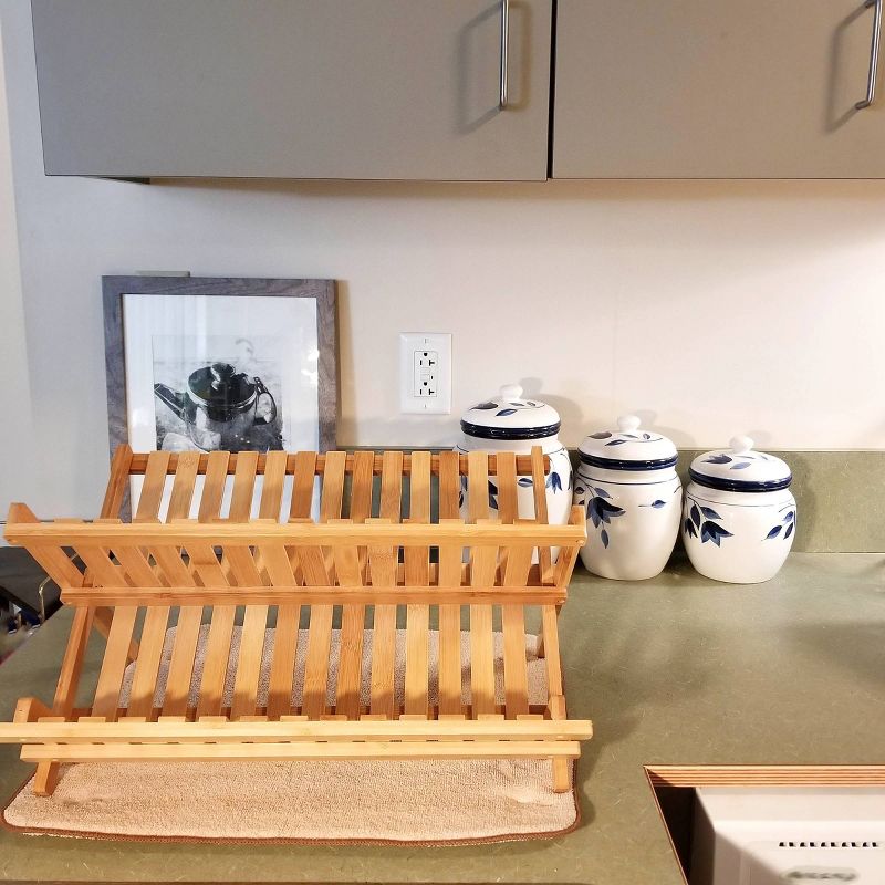 Lipper International Bamboo Dish Rack
