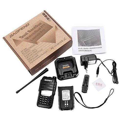 Baofeng UV-9R 136-174/400-520MHZ VHF/UHF Dual Band Dustproof Waterproof IP57 Transceiver Walkie Talkie Two Way Radio