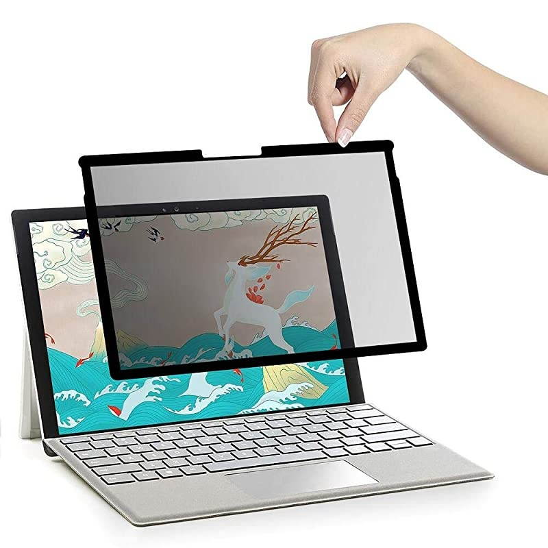 Fully Removable  Surface Laptop 12 135 inch Privacy Screen Protector AntiBlue LightAntiSpy Filter Compatible Microsoft Surface Laptop 2 Privacy Screen Protector