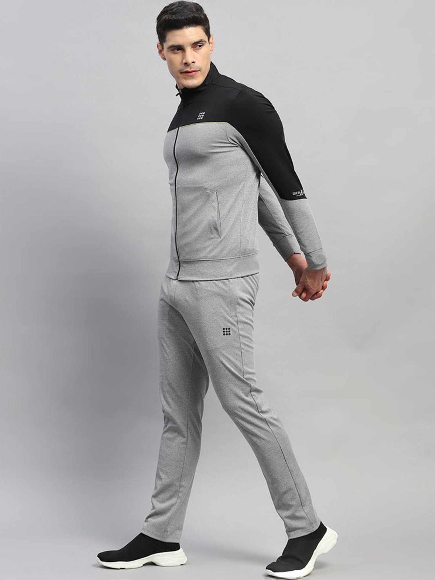 Rock.it Grey Melange Regular Fit Tracksuit