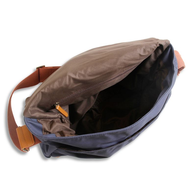 J World Sam Canvas Messenger Bag - Navy