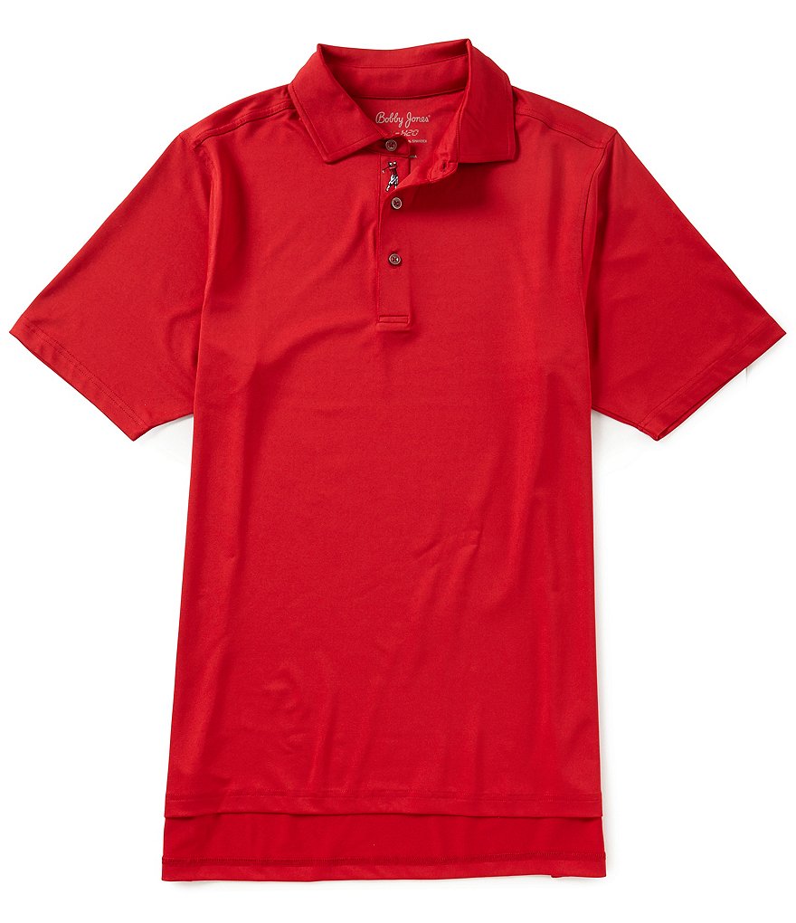 Bobby Jones Golf XH20 Solid Performance Jersey Short-Sleeve Polo Shirt