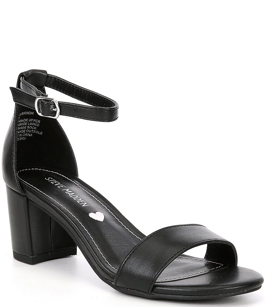 Steve Madden Tween Girls' J-Carrson Block Heel Dress Sandals (Youth)