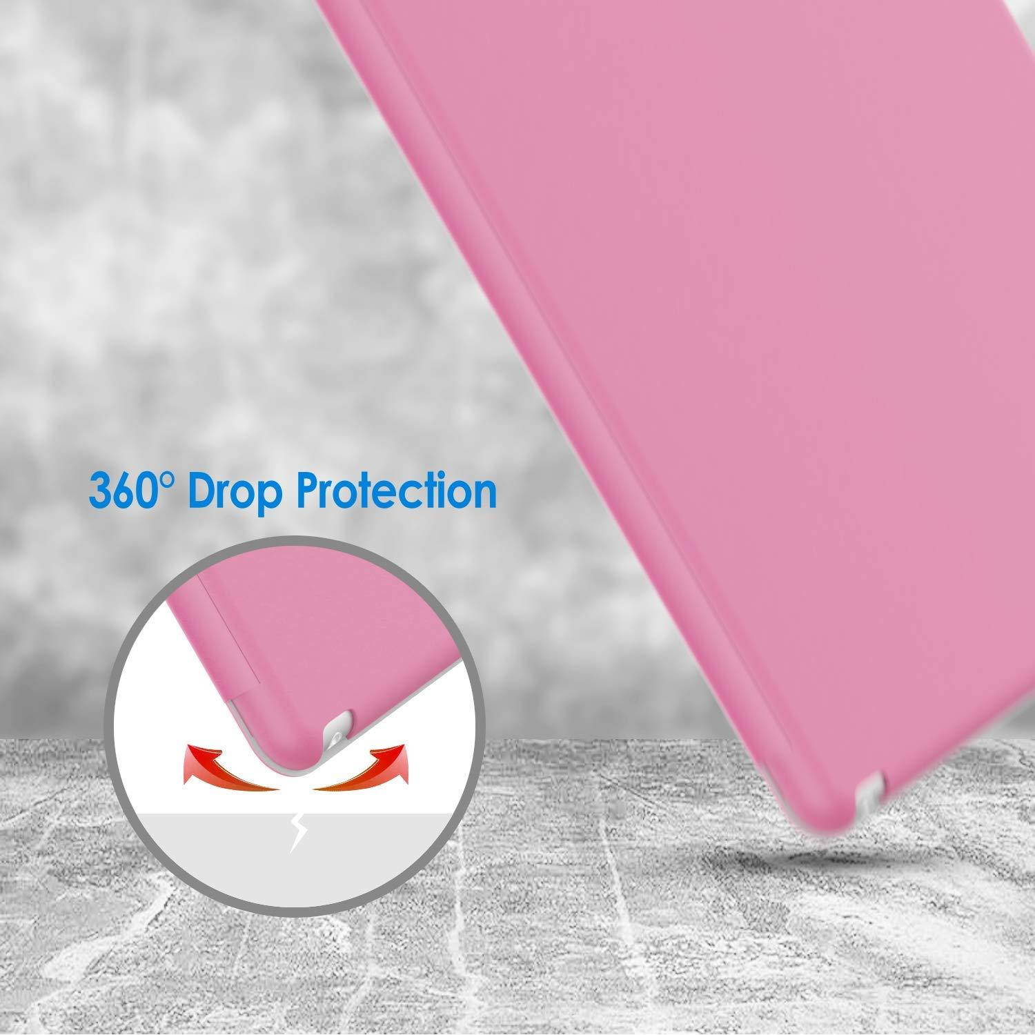 JETech Case for Apple iPad Air 1st Edition (NOT for iPad Air 2), Smart Cover with Auto Wake/Sleep, Pink