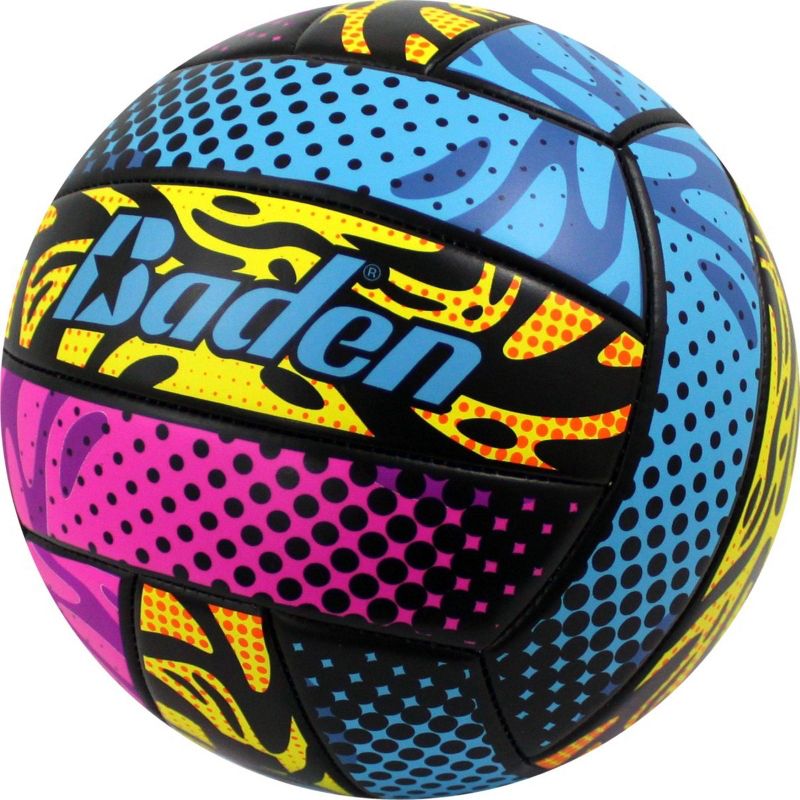 Sportime GradeBall Rubber Volleyballs, Assorted Colors, set of 6