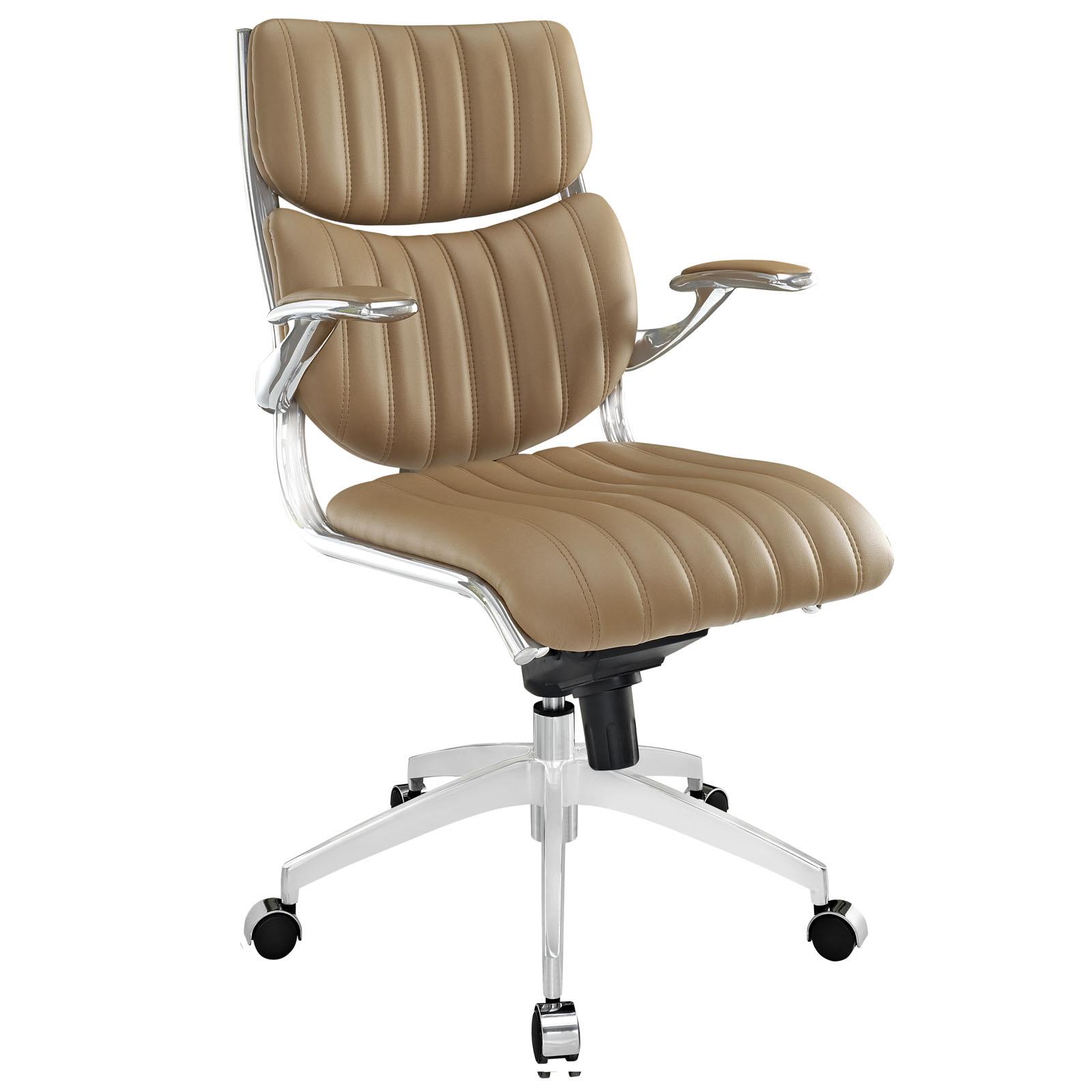 LexMod LexMod Jaunt Highback Office Chair, Tan EEI-1028-TAN