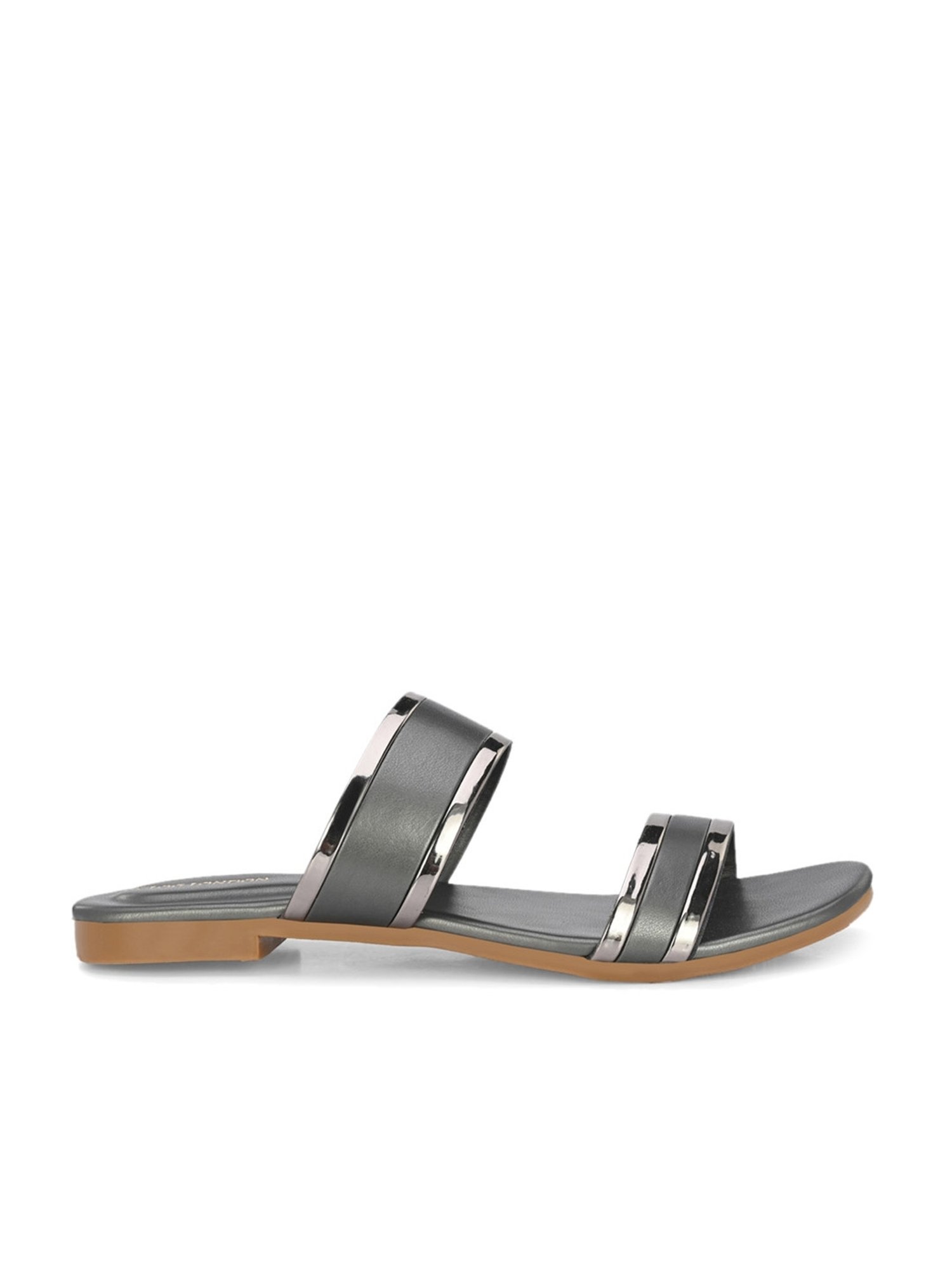 Clog London Women's Grey Casual Sandals