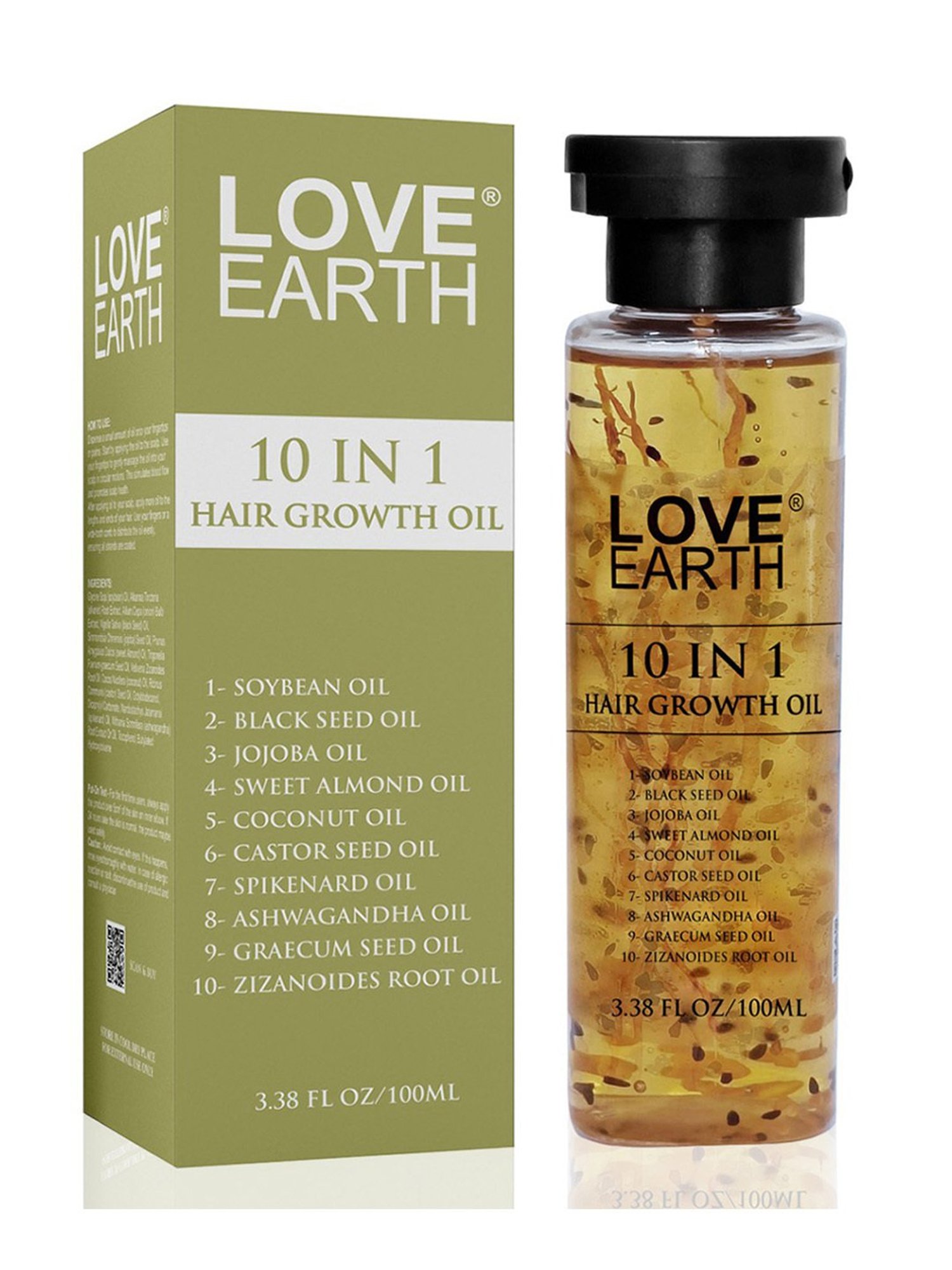 Love Earth 10 In 1 Hair Growth Oil - 100 ml