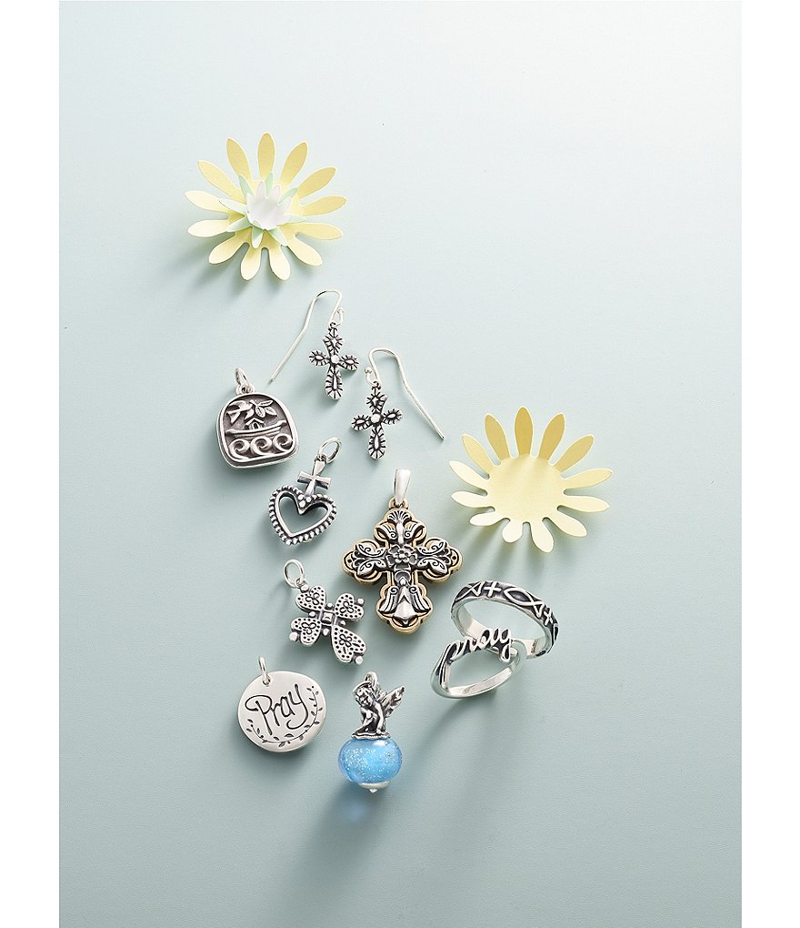 James Avery Faceted Lab-Created Amethyst February Birthstone Charm