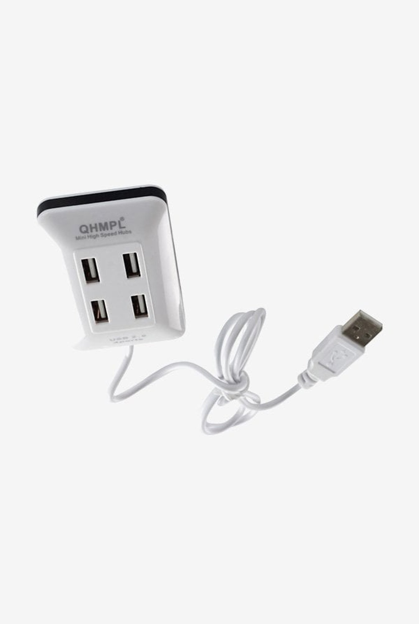 Quantum QHM6633 4 Port USB Hub (White)